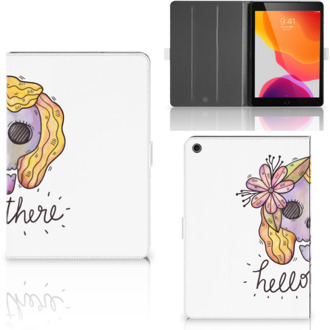 B2Ctelecom iPad 10.2 (2019) | iPad 10.2 (2020) Tablettasje Boho Skull