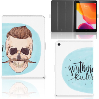 B2Ctelecom iPad 10.2 (2019) | iPad 10.2 (2020) Tablettasje Gentleman Skull