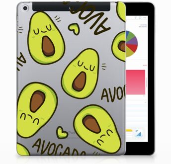 B2Ctelecom iPad 9.7 2018 | 2017 Siliconen Tablethoesje Avocado Singing