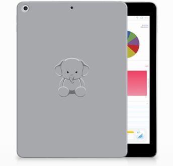 B2Ctelecom iPad 9.7 2018 | 2017 Siliconen Tablethoesje Baby Olifant