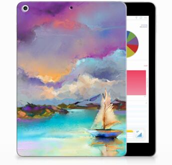 B2Ctelecom iPad 9.7 2018 | 2017 Siliconen Tablethoesje Boat