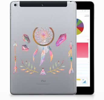 B2Ctelecom iPad 9.7 2018 | 2017 Siliconen Tablethoesje Boho Dreamcatcher