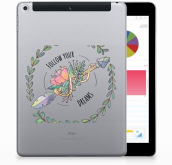 B2Ctelecom iPad 9.7 2018 | 2017 Siliconen Tablethoesje Boho Dreams