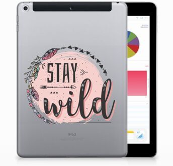 B2Ctelecom iPad 9.7 2018 | 2017 Siliconen Tablethoesje Boho Stay Wild