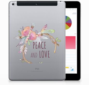 B2Ctelecom iPad 9.7 2018 | 2017 Siliconen Tablethoesje Boho Text