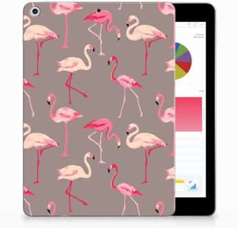 B2Ctelecom iPad 9.7 2018 | 2017 Siliconen Tablethoesje Flamingo