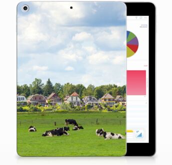 B2Ctelecom iPad 9.7 2018 | 2017 Siliconen Tablethoesje Koeien