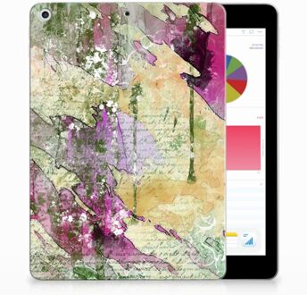 B2Ctelecom iPad 9.7 2018 | 2017 Siliconen Tablethoesje Letter Painting