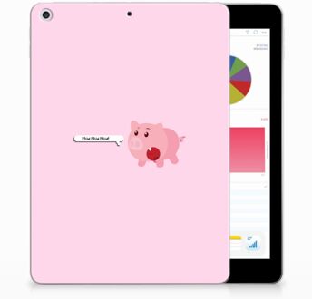 B2Ctelecom iPad 9.7 2018 | 2017 Siliconen Tablethoesje Pig Mud