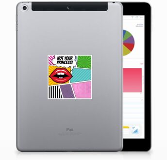 B2Ctelecom iPad 9.7 2018 | 2017 Siliconen Tablethoesje Popart Princess