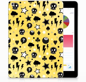 B2Ctelecom iPad 9.7 2018 | 2017 Siliconen Tablethoesje Punk Yellow