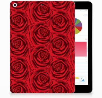 B2Ctelecom iPad 9.7 2018 | 2017 Siliconen Tablethoesje Red Roses