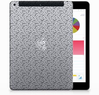 B2Ctelecom iPad 9.7 2018 | 2017 Siliconen Tablethoesje Stripes Dots