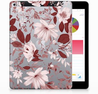 B2Ctelecom iPad 9.7 2018 | 2017 Siliconen Tablethoesje Watercolor Flowers