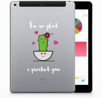 B2Ctelecom iPad 9.7 2018 | 2017 Tablethoesje Design Cactus Glad