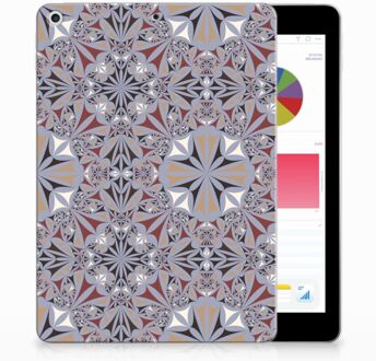 B2Ctelecom iPad 9.7 2018 | 2017 Tablethoesje Design Flower Tiles