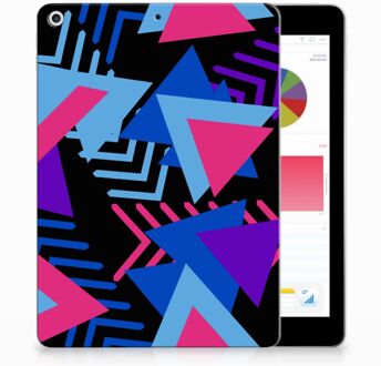 B2Ctelecom iPad 9.7 2018 | 2017 Tablethoesje Design Funky Triangle