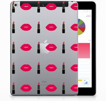 B2Ctelecom iPad 9.7 2018 | 2017 Tablethoesje Design Lipstick Kiss