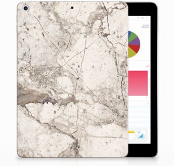 B2Ctelecom iPad 9.7 2018 | 2017 Tablethoesje Design Marmer Beige