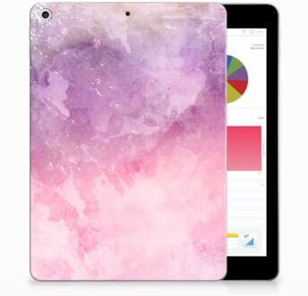 B2Ctelecom iPad 9.7 2018 | 2017 Tablethoesje Design Pink Purple Paint