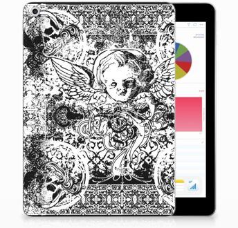 B2Ctelecom iPad 9.7 2018 | 2017 Tablethoesje Design Skulls Angel