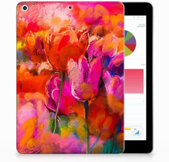 B2Ctelecom iPad 9.7 2018 | 2017 Tablethoesje Design Tulpen