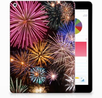 B2Ctelecom iPad 9.7 2018 | 2017 Tablethoesje Design Vuurwerk