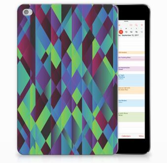 B2Ctelecom iPad Mini 4 Tablethoesje Design Abstract Green Blue