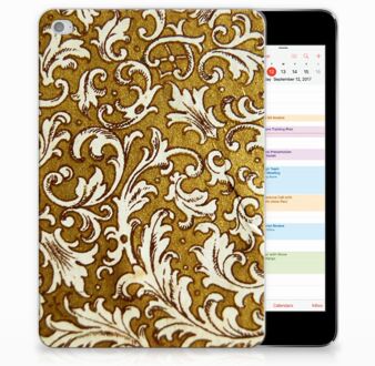 B2Ctelecom iPad Mini 4 Tablethoesje Design Barok Goud