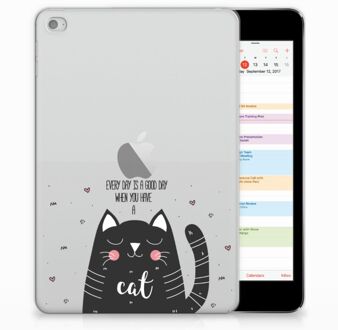 B2Ctelecom iPad Mini 4 Tablethoesje Design Cat Good Day