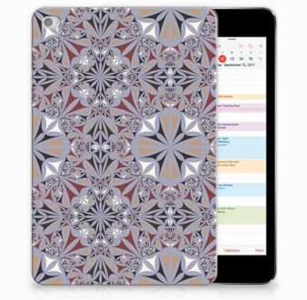 B2Ctelecom iPad Mini 4 Tablethoesje Design Flower Tiles