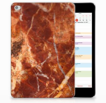 B2Ctelecom iPad Mini 4 Tablethoesje Design Marmer Bruin