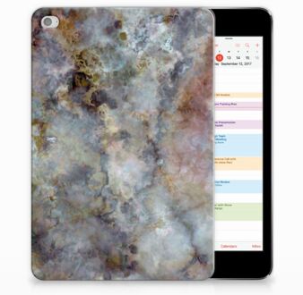 B2Ctelecom iPad Mini 4 Tablethoesje Design Marmer Grijs