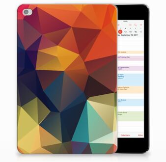 B2Ctelecom iPad Mini 4 Tablethoesje Design Polygon Color