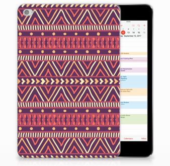 B2Ctelecom iPad Mini 4 Uniek Tablethoesje Aztec Purple