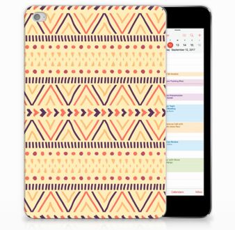 B2Ctelecom iPad Mini 4 Uniek Tablethoesje Aztec Yellow