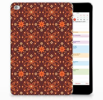 B2Ctelecom iPad Mini 4 Uniek Tablethoesje Batik Brown