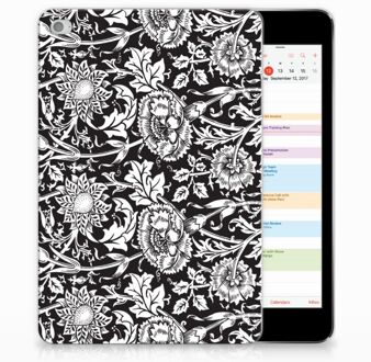 B2Ctelecom iPad Mini 4 Uniek Tablethoesje Black Flowers