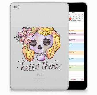 B2Ctelecom iPad Mini 4 Uniek Tablethoesje Boho Skull