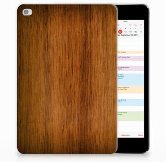 B2Ctelecom iPad Mini 4 Uniek Tablethoesje Donker Hout