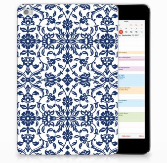 B2Ctelecom iPad Mini 4 Uniek Tablethoesje Flower Blue