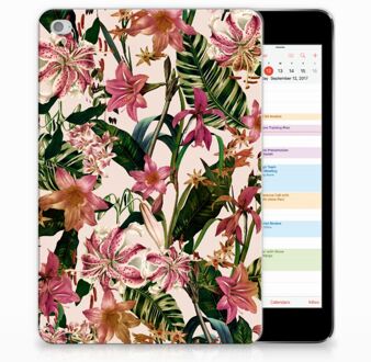 B2Ctelecom iPad Mini 4 Uniek Tablethoesje Flowers