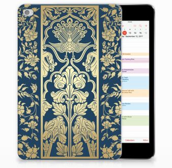 B2Ctelecom iPad Mini 4 Uniek Tablethoesje Golden Flowers