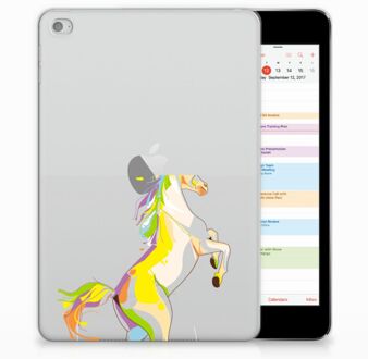 B2Ctelecom iPad Mini 4 Uniek Tablethoesje Horse Color