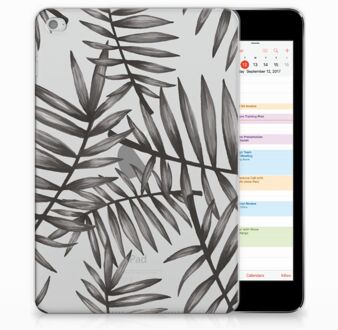 B2Ctelecom iPad Mini 4 Uniek Tablethoesje Leaves Grey