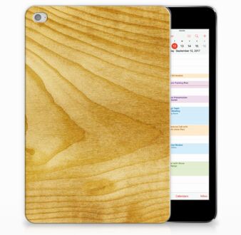 B2Ctelecom iPad Mini 4 Uniek Tablethoesje Licht Hout