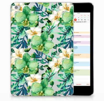 B2Ctelecom iPad Mini 4 Uniek Tablethoesje Orchidee Groen