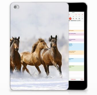 B2Ctelecom iPad Mini 4 Uniek Tablethoesje Paarden