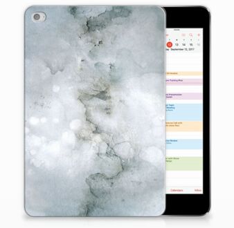 B2Ctelecom iPad Mini 4 Uniek Tablethoesje Painting Grey