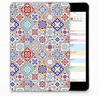 B2Ctelecom iPad Mini 4 Uniek Tablethoesje Tiles Color